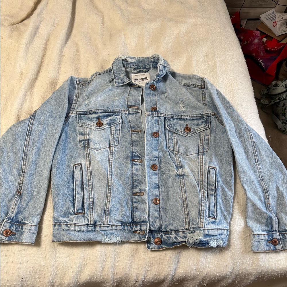 Distressed Jean Jacket